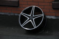 19" AMG Staggered Alloy Wheel Set - 5x112 PCD - Black Machine Face