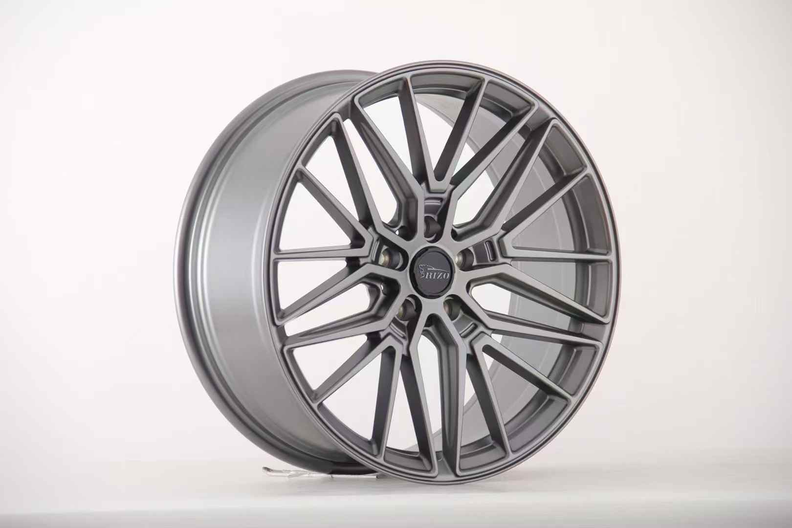 19" Rizo Staggered Alloy Wheel Set - 5x120 PCD - Satin Grey