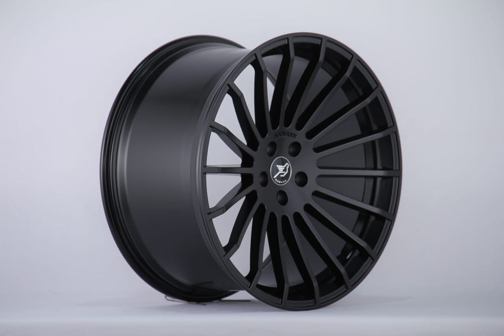 21" Hamann Staggered Alloy Wheel Set - 5x120 PCD - Satin Black