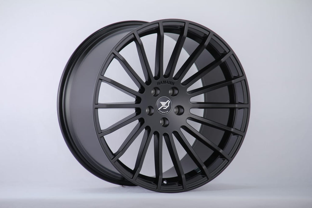 21" Hamann Staggered Alloy Wheel Set - 5x120 PCD - Satin Black