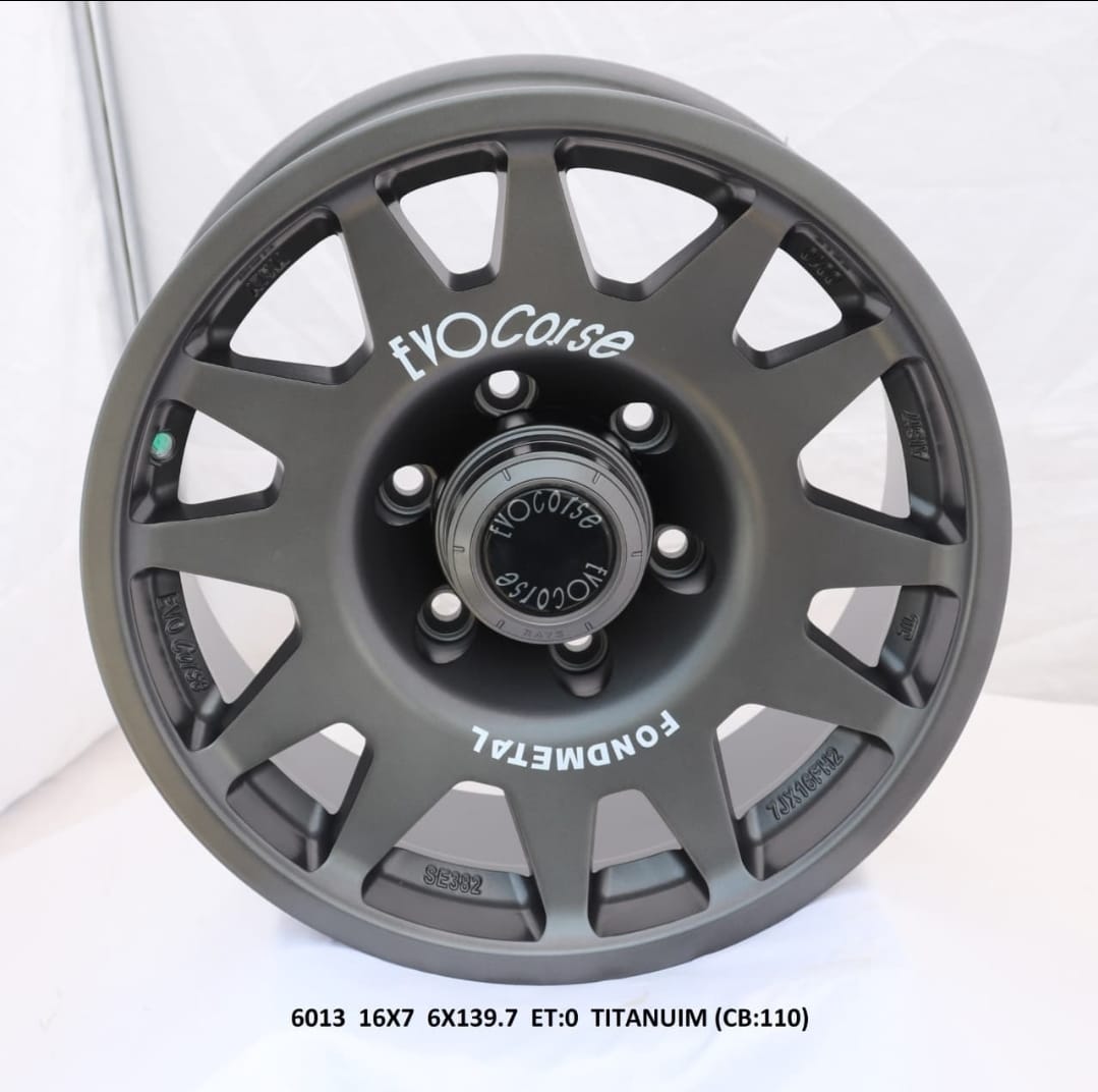 16" Evocorse Alloy Wheel Set - 6x139.7 PCD - 7J