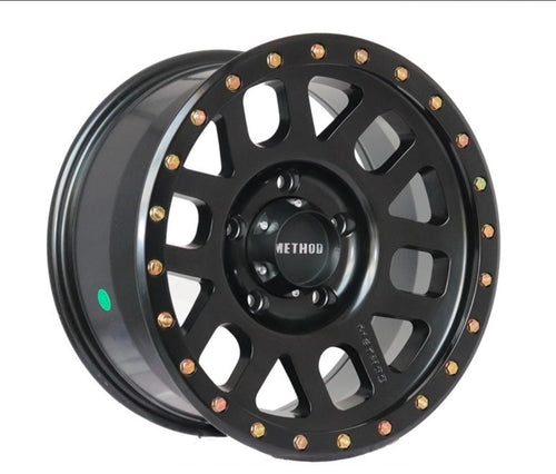 18 Inch Method Race MR704 wheel with 5x150 bolt pattern and titanium matt black lip