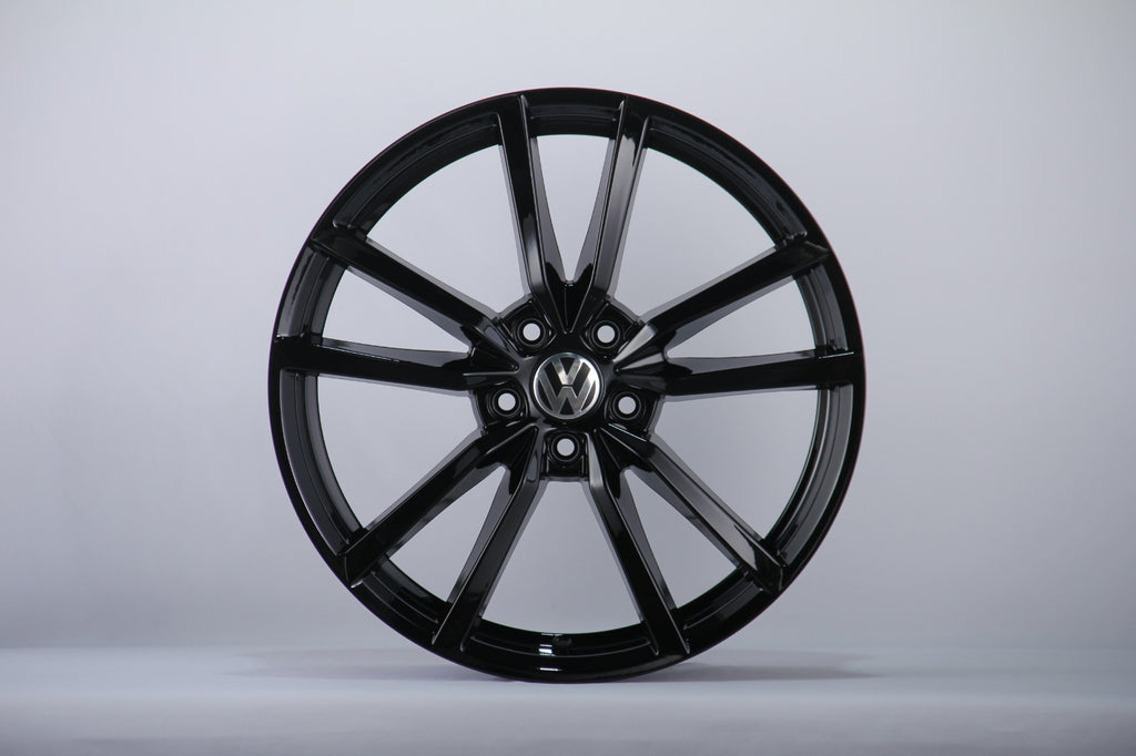 18" VW Wheels - 5x112 PCD - 9J ET35 - Gloss Black - CB 57.1
