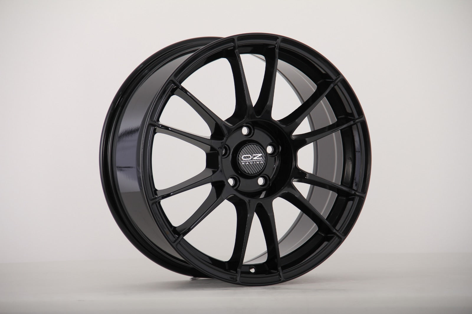 18" OZ Racing Wheels - Dual Drilled 5x112/5x114.3 - 8J ET35 - Gloss Black