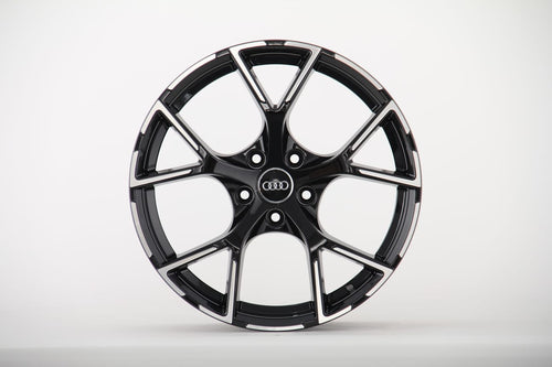 Audi 17" Black Machined Alloy Wheel - 5x112 PCD