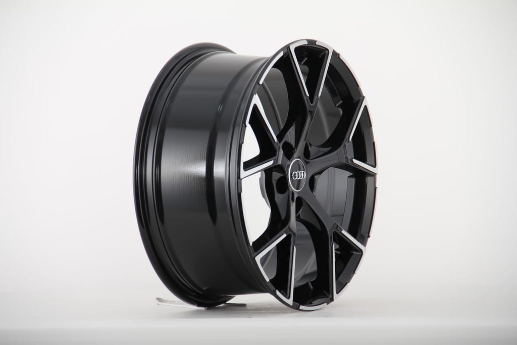Audi 17" Black Machined Alloy Wheel - 5x112 PCD